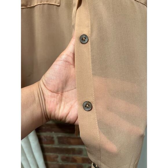 Cabi Sheer Summer Blouse Size L - Picture 5 of 5